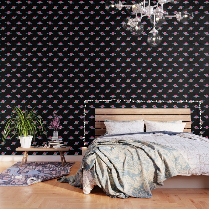 Sugar Rings Of Saturn Wallpaper By Evgeniachuvardina Society6