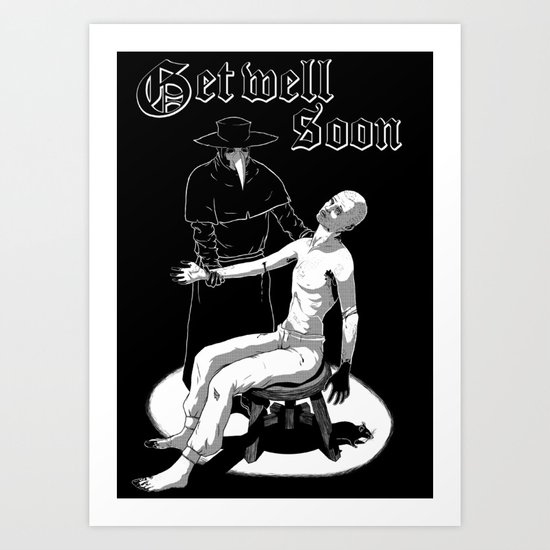 Get Well Soon Art Print