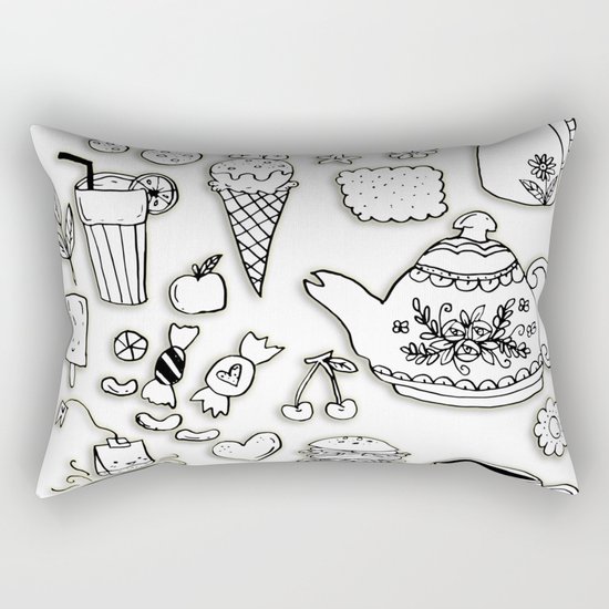 Forever Tea Time 2 Rectangular Pillow