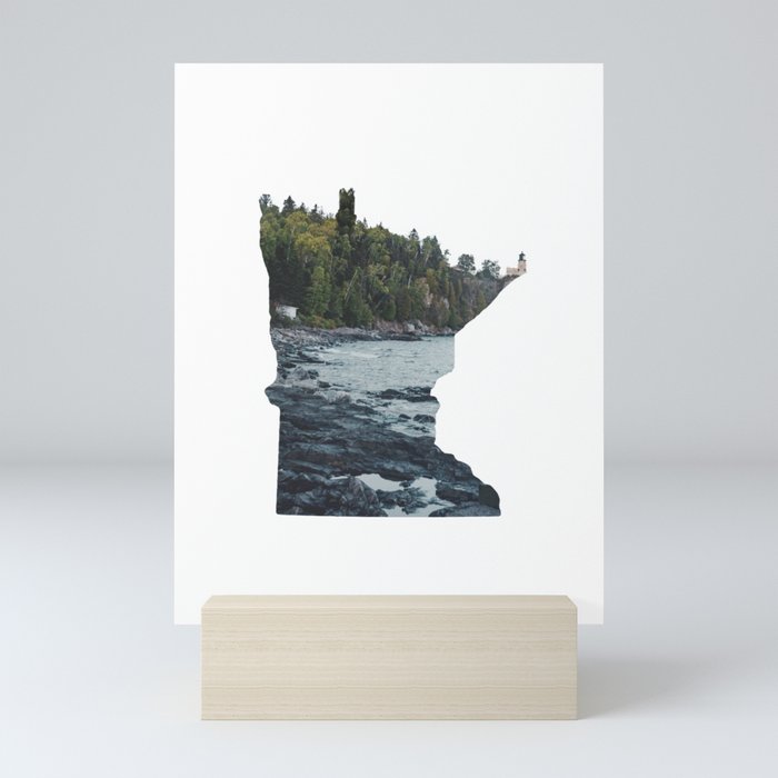 Minnesota Map Mini Art Print