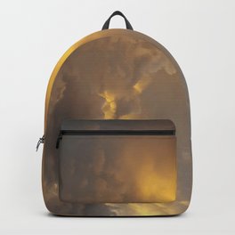 Fire in the sky. Backpack