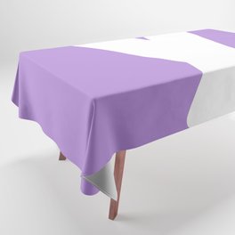y (White & Lavender Letter) Tablecloth
