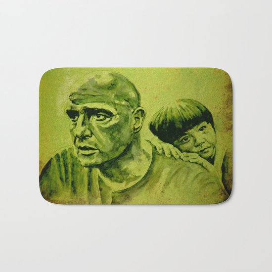 Marlon Brando and the girl Bath Mat