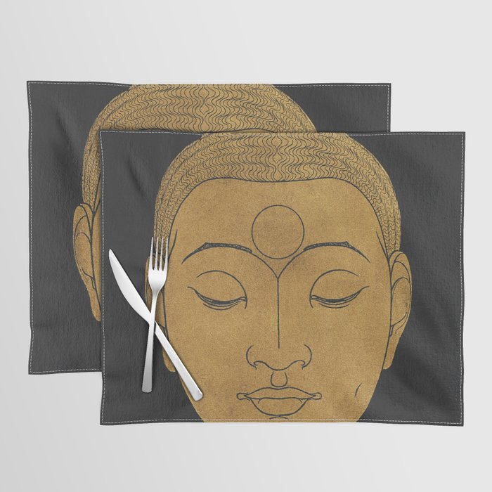 Head of Buddha Placemat