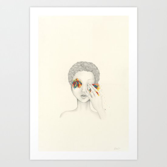 Give Me Your Eyes Art Print