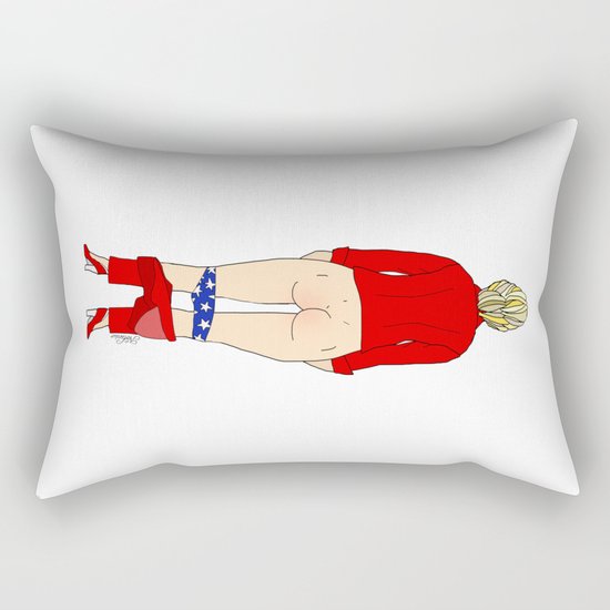 Clinton Butt Rectangular Pillow