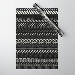 Monochrome Chevrons Wrapping Paper