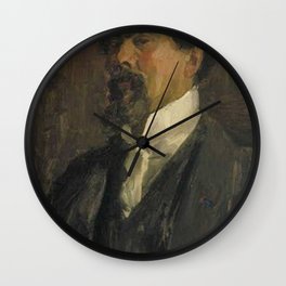 Isaac Israels - Portrait of Jan Toorop Wall Clock