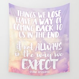 Luna Things (Color) Wall Tapestry