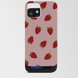Cute Strawberries iPhone Card Case