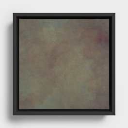 Grunge brown texture Framed Canvas
