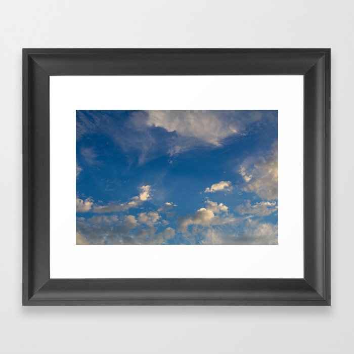 Something In The Clouds I Framed Art Print