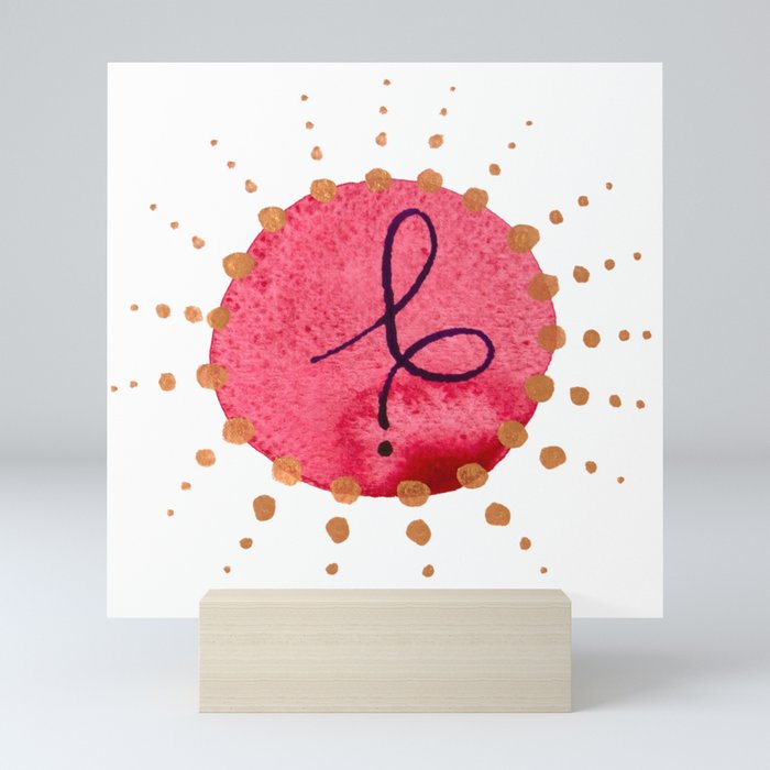 Light Language - 5 Races of the Sun: Pink Orb Mini Art Print