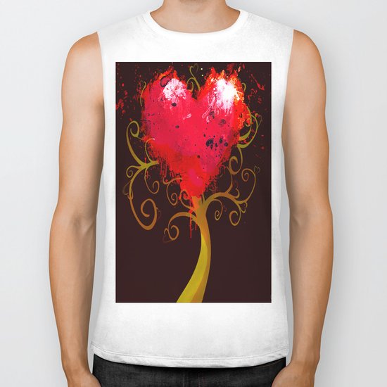 The tree of the Valentine's Day Biker Tank