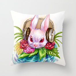 Rabbit Song Throw Pillow