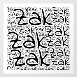 Zak Art Print
