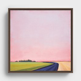 Summer Drive Framed Canvas