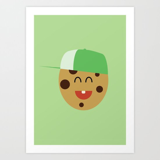 COOKIE SMILE Art Print