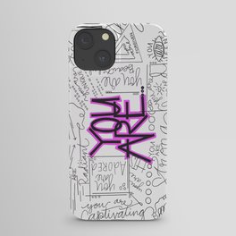 You Are - Fuchsia iPhone Case