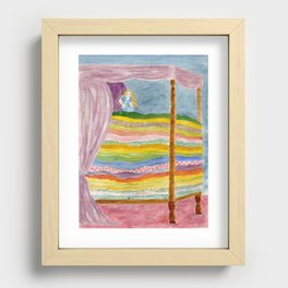 The Princess & The Pea Recessed Framed Print
