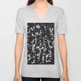 Cáiganle V Neck T Shirt