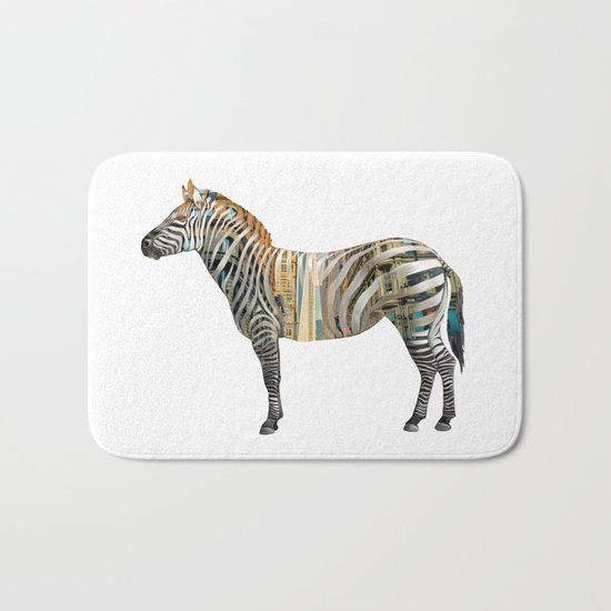 City Zebra Bath Mat