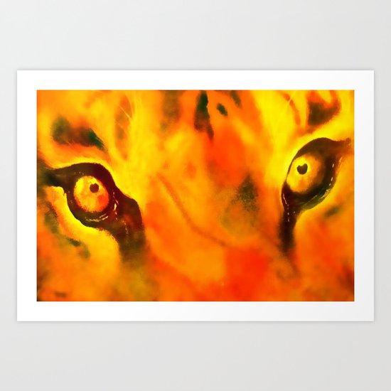 The eyes have it Art Print
