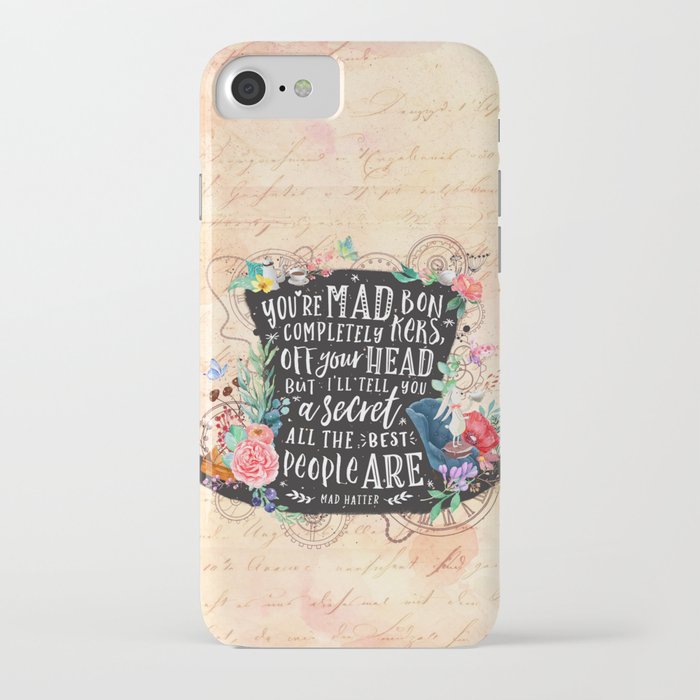 mad hatter iphone case