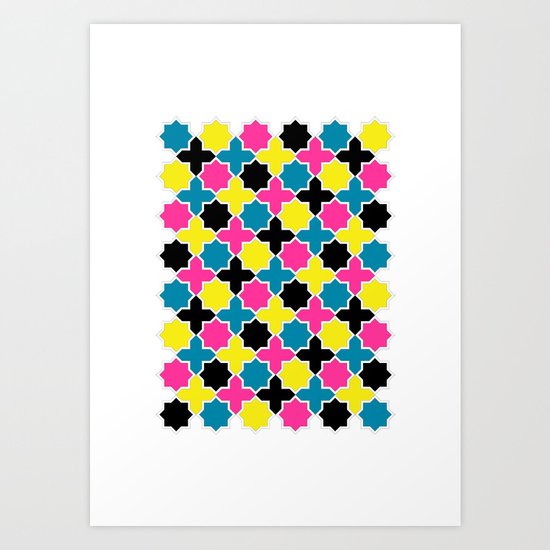 CMYK IV Art Print