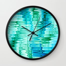 Water Ripples Abstract Wall Clock