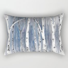Birch Trees Rectangular Pillow