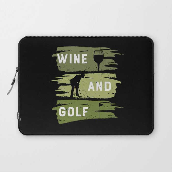 Wine And Golf Laptop Sleeve