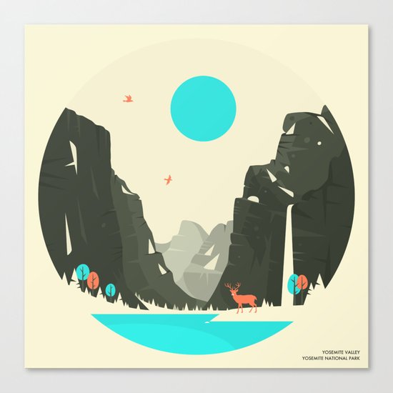 YOSEMITE VALLEY, YOSEMITE NATIONAL PARK Canvas Print