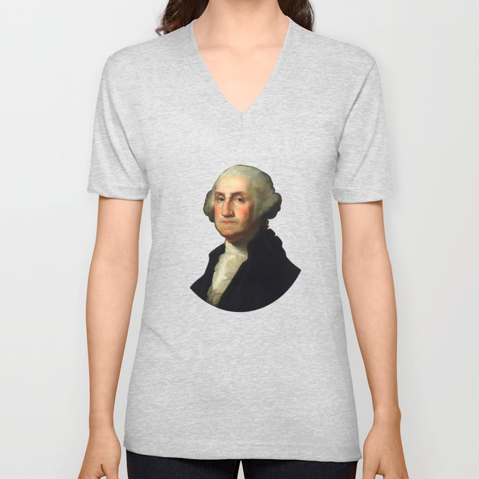 George Washington - Rembrandt Peale V Neck T Shirt