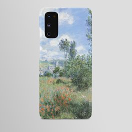 Finest French art. View of Vétheuil by Claude Monet Android Case