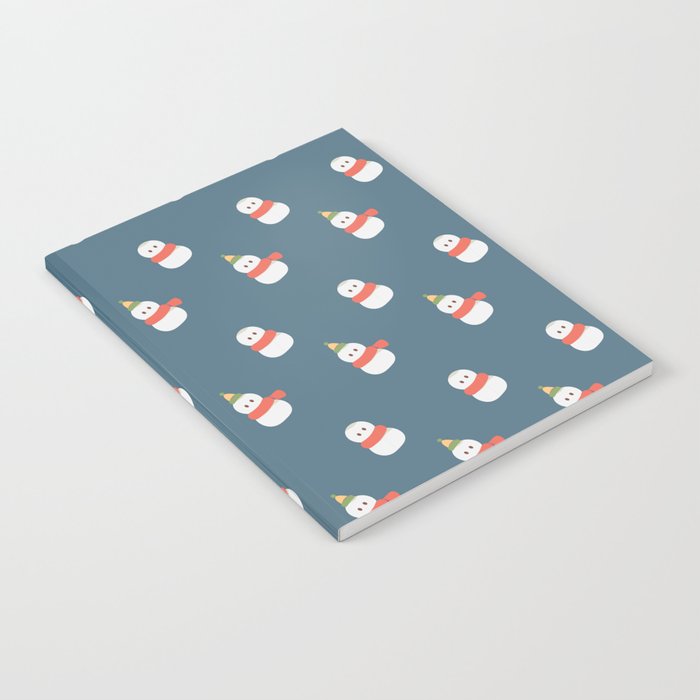 Cute Christmas Characters Pattern Notebook