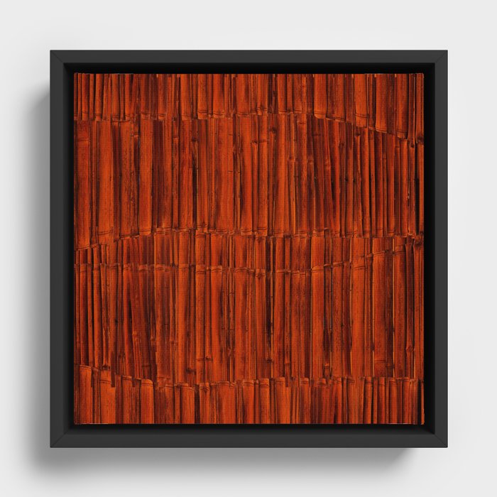 Bamboo II Framed Canvas