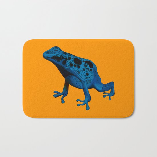 Blue Frog Bath Mat