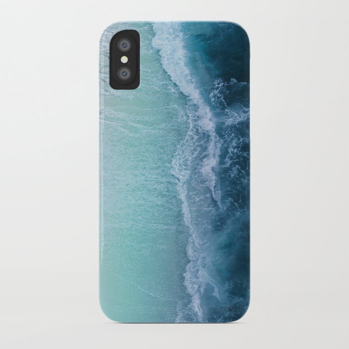 turquoise sea iphone case