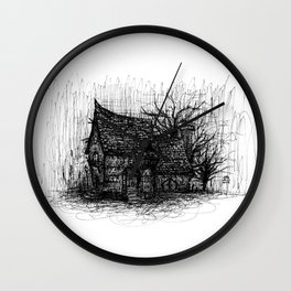 Haunted house Wall Clock