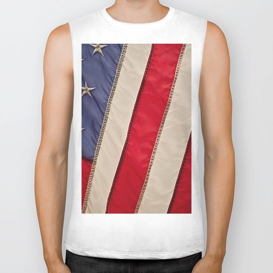 The flag of the United States of America Biker Tank