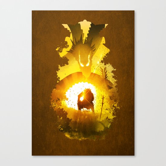 Dragon Emperor Canvas Print