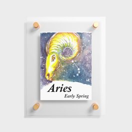 Aries: Watercolor Floating Acrylic Print