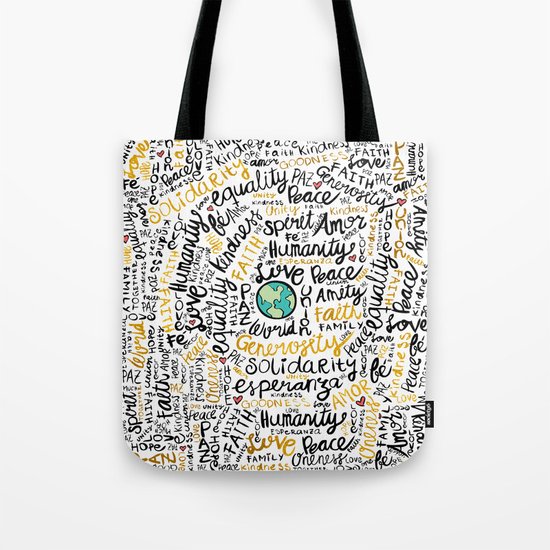 Positive Messages Tote Bag