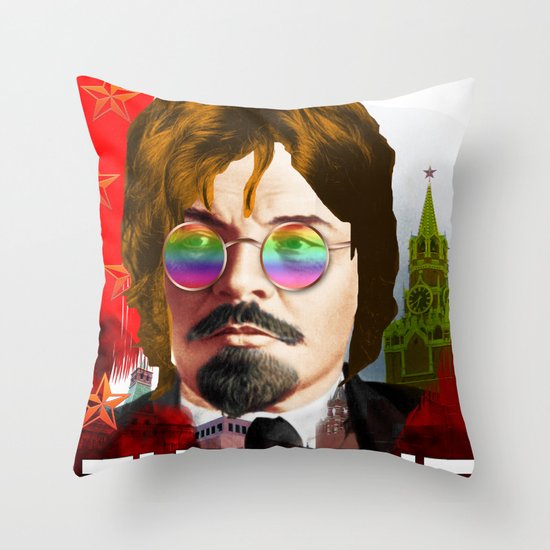 John Lenin Throw Pillow