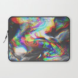 707   abstract paint pattern texture concept color colorful glitch psychedelic marble wavy distort l Laptop Sleeve