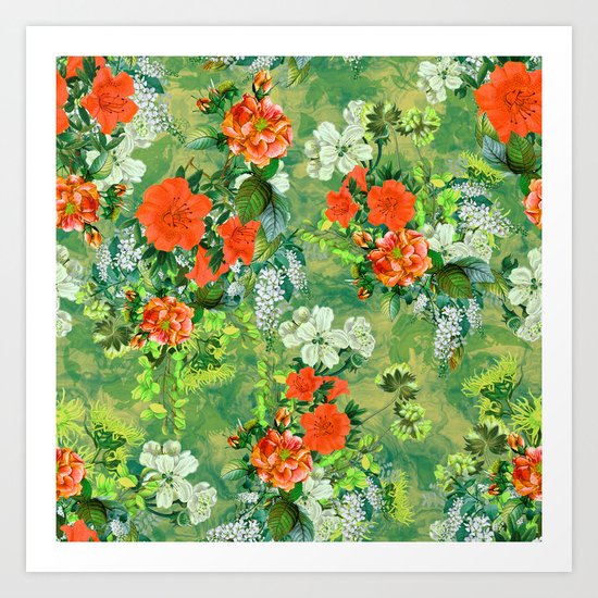 Tropical Garden Art Print
