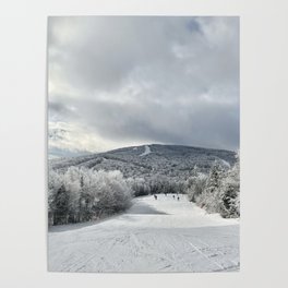 View from Jackson Gore at Okemo Mountain Poster
