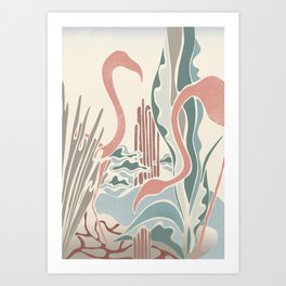 flamingo Art Print