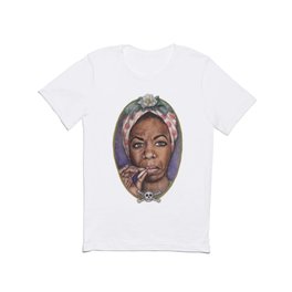 Watercolor Painting of Nina Simone T Shirt